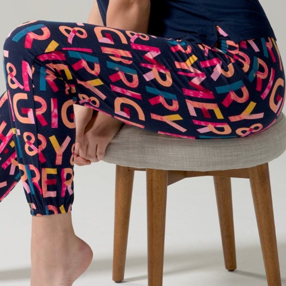 NWT Soma COOL NIGHTS Relaxed Banded Ankle Pajama Pants